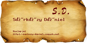 Sárközy Dániel névjegykártya